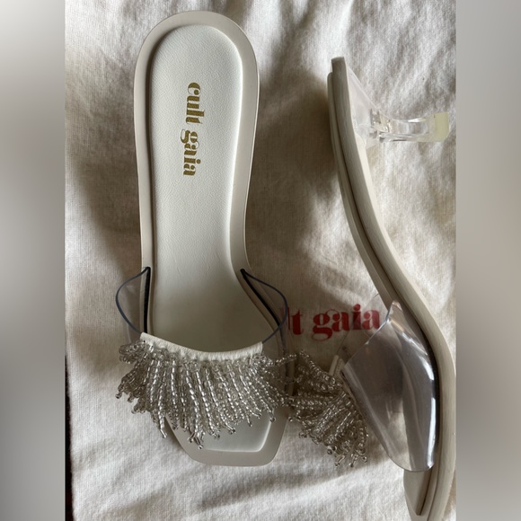 CULT GAIA Uma S 7.5 Kitten Heel in Clear - Picture 2 of 8